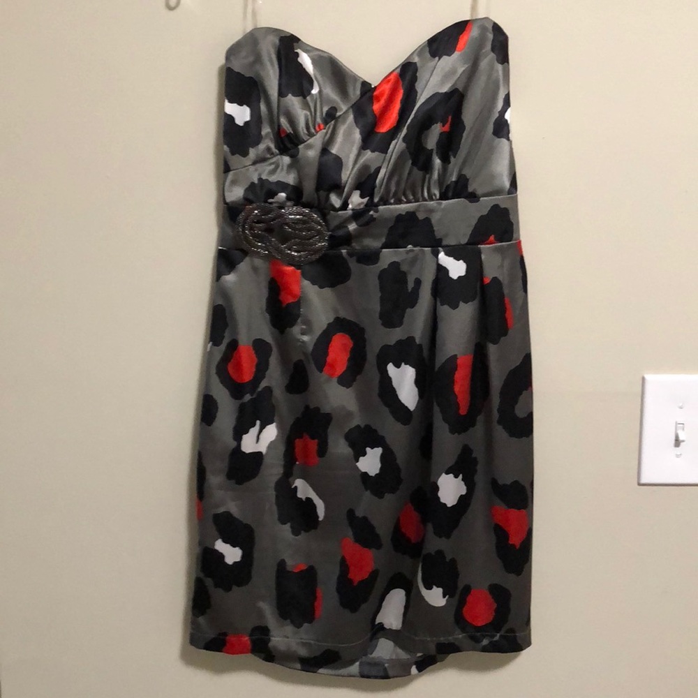 Kouture by Kimora dress Strapless SZ L Like New!